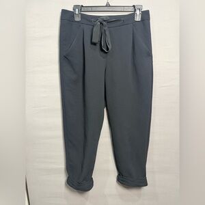 Aritzia Wilfred Women Black High Rise Allant Cropped Regular Pants Size 4